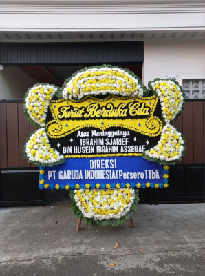 Papan Bunga Duka di Kebonmanggu