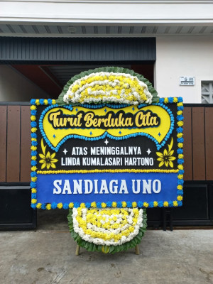 Papan Bunga Duka di Kebonmanggu